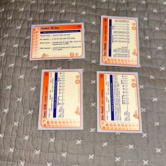 90’s Vintage All Star Soccer Trading Cards Set - Mint - Picture 7 of 7